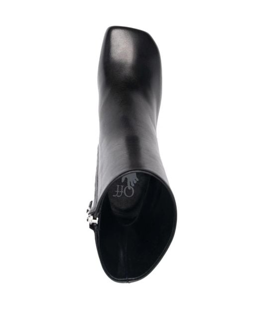 Off-White c/o Virgil Abloh Black Allen Ankle Booties