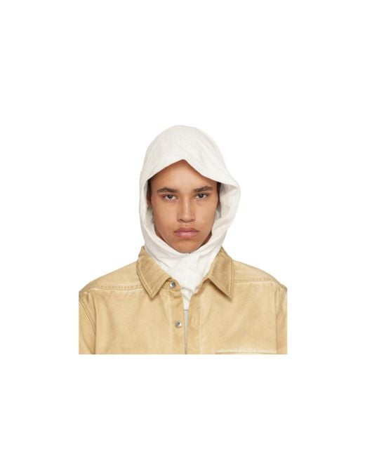 Rick Owens Natural Grace Hood for men