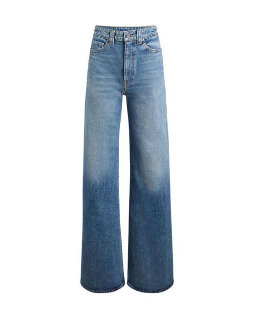 Khaite Blue Dane Stretched Jeans