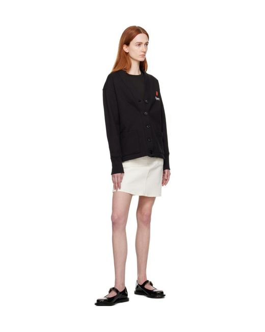 KENZO Black Boke Flower Buttoned Cardigan