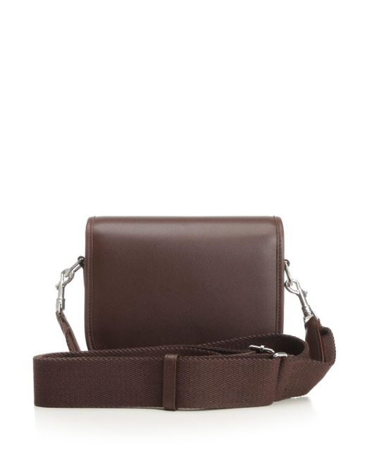Celine Small Besace Strap Triomphe in Brown for Men | Lyst