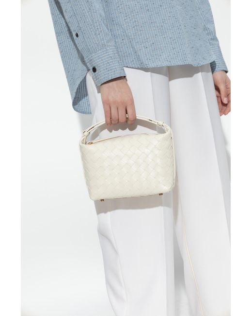 Bottega Veneta Natural Woven Design Handbag