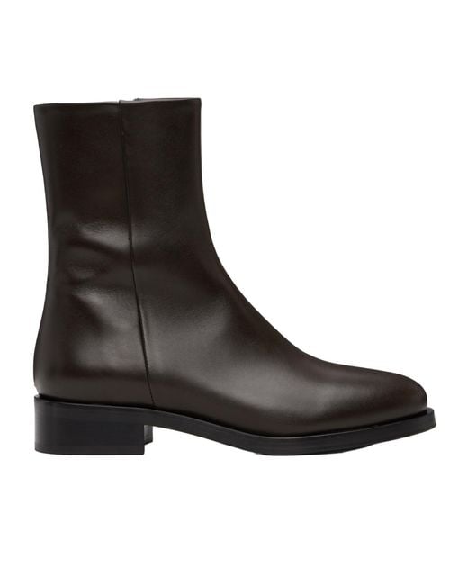 Aeyde Black Vincent Ankle Boots