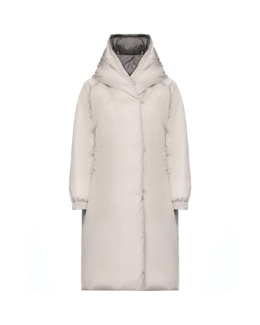 Max Mara Gray The Cube Reversible Down Coat