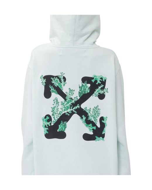 Off-White c/o Virgil Abloh Blue Arrowhead Printed Sweater