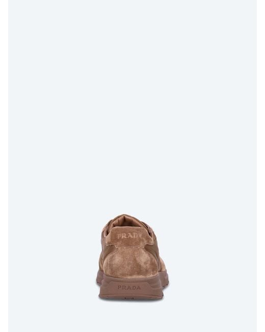 Prada Brown Prax 2.0 Sneakers for men