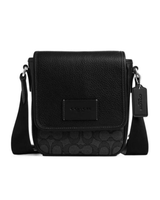 COACH Black Lucas Crossbody Bag for men