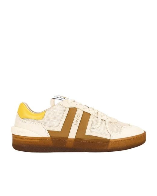Lanvin Metallic Almond Toe Sneakers for men