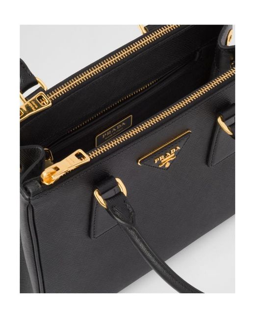Prada Black Galleria Tote Bag