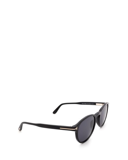 Tom Ford White Eyewear Round Frame Sunglasses for men