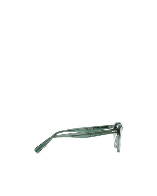 Oliver Peoples White Round-Frame Glasses for men