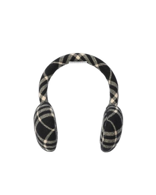 Burberry Multicolor Checked Pull-On Earmuffs