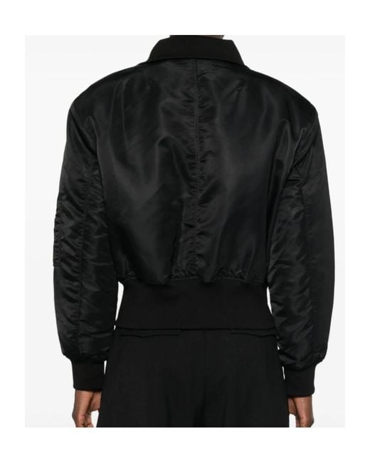 Frankie Shop Black Long-Sleeve Casual Jacket