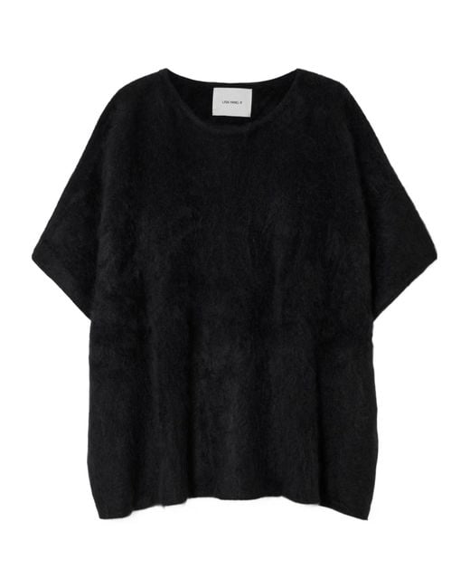 Lisa Yang Black Fie Brushed Cashmere Sweater