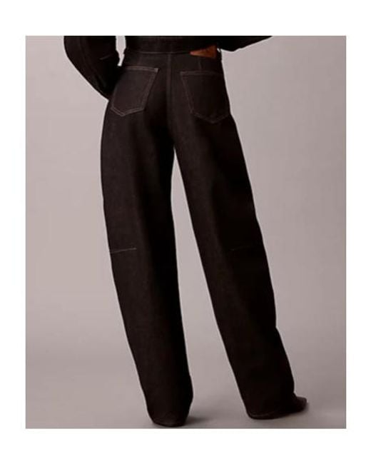 Calvin Klein Black Five-Pocket Jeans