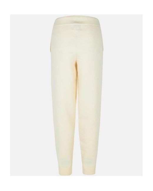 Loulou de Saison White Elastic Waist Sweatpants