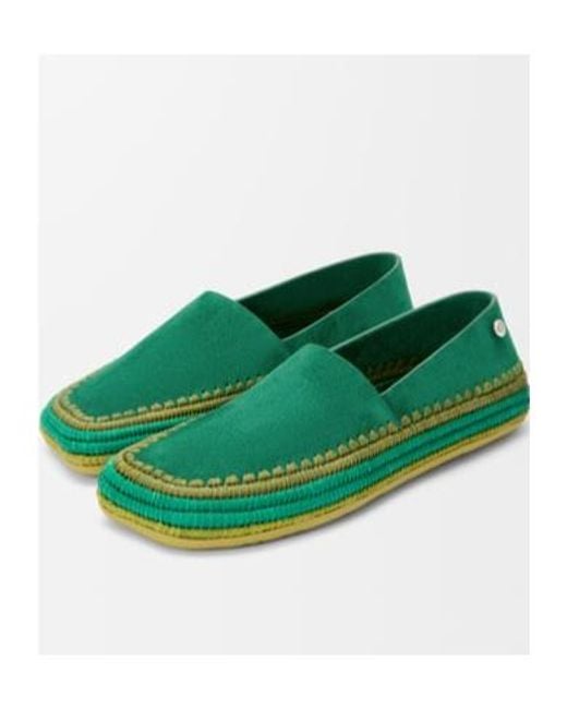 Loewe Green Rio Slipper