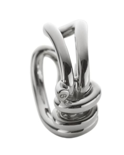 MM6 by Maison Margiela Metallic Knotted Ring