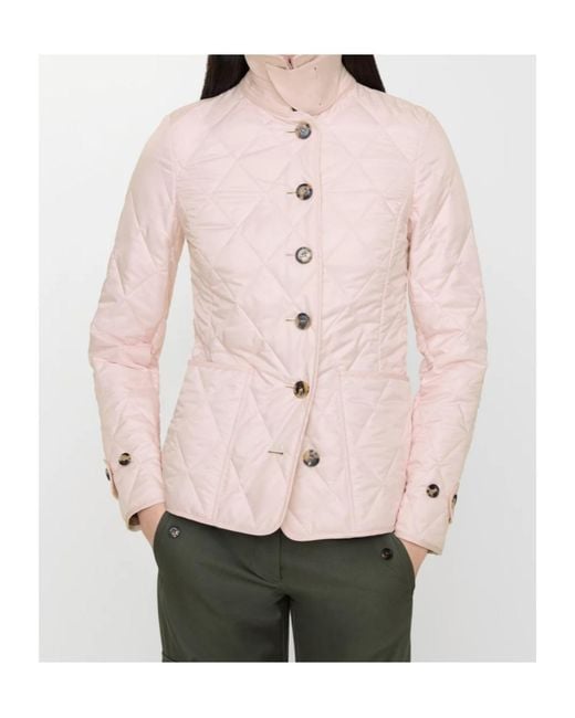 Burberry Pink Fernleigh Jacket Mallow