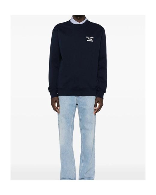 Drole de Monsieur Blue Drôle De Monsieur Le Sweatshirt Slogan Sweatshirt for men