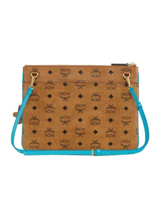 MCM Brown X We The Best Crossbody Pouch