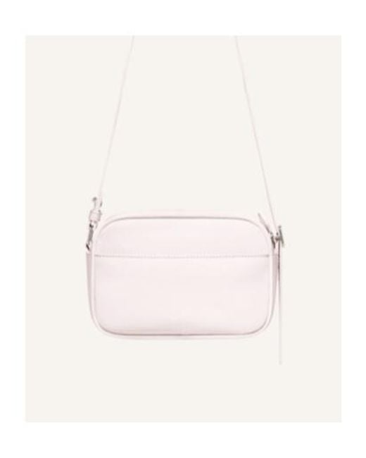 Courreges White Reedition Leather Shoulder Bag for men