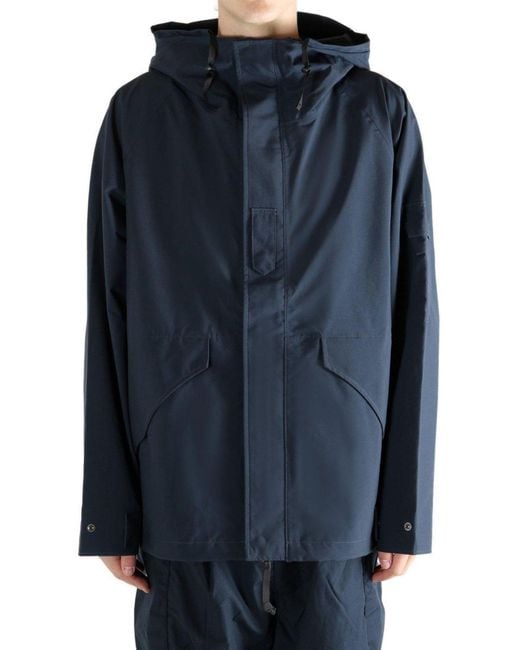Nanamica Blue Gore-Tex Cruiser Jacket for men