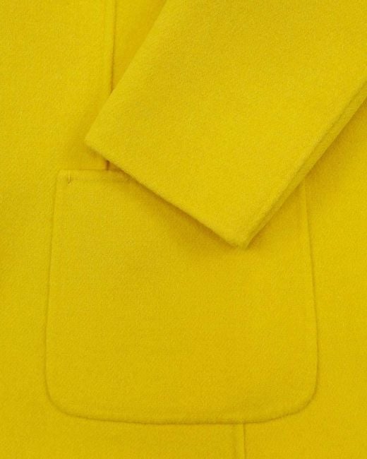 Weekend by Maxmara Yellow Lapel Suit Jacket