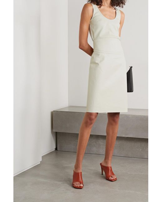 Givenchy White Cut Embossed Skirt