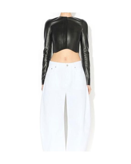 Alaïa Black Soft Lambskin Tailored Jacket