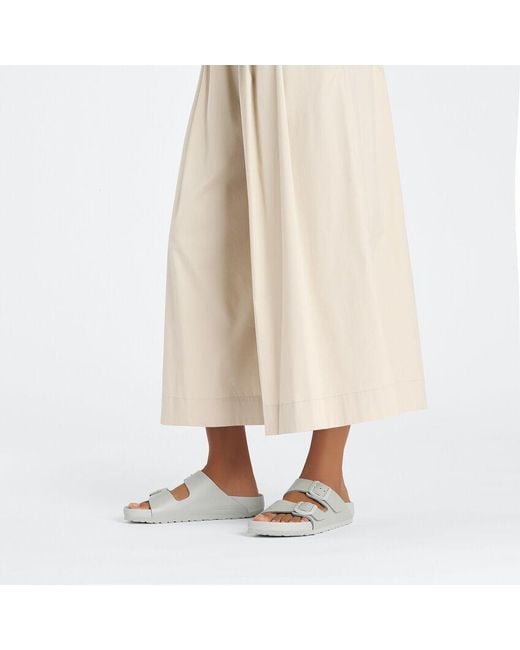 Birkenstock White Arizona Soft Footbed Slip-On Sandals for men