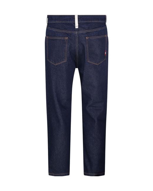 AMISH Blue Jeremiah Straight-Leg Jeans for men