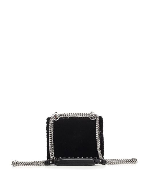 Fendi Black Kan I Logo Embellished Shoulder Bag