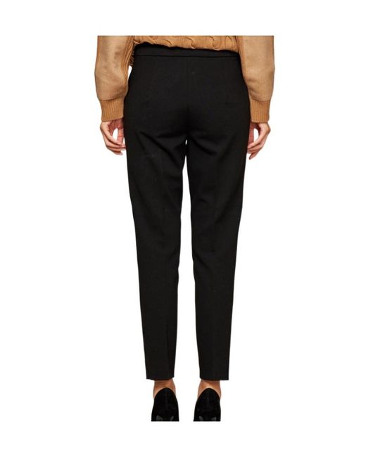 Max Mara Black Nine Pants
