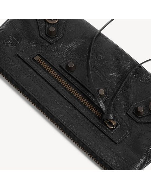 Balenciaga Black Le City Zip Shoulder Bag