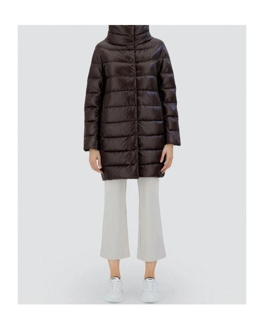 Herno Brown Long-Sleeved Down Jacket