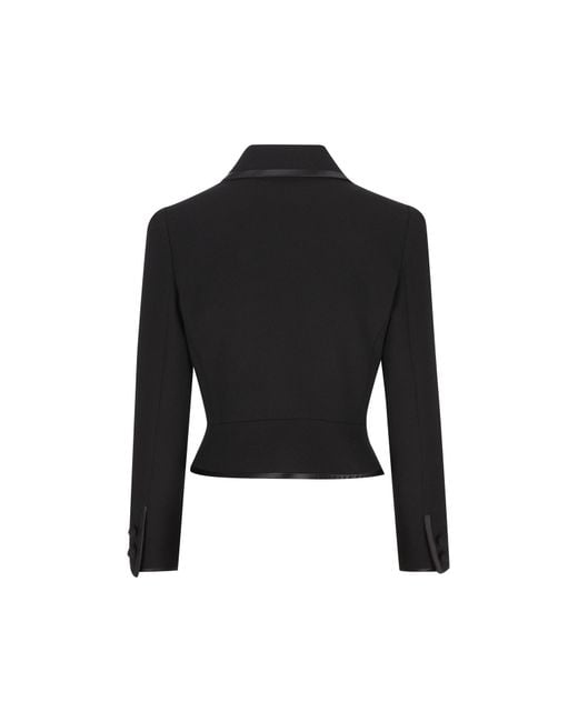 Valentino Black Bow Detailed Button-Up Jacket