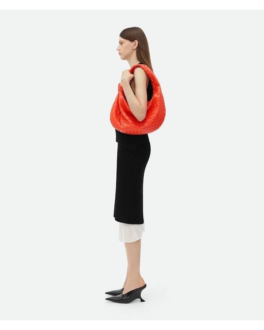Bottega Veneta Red Jodie Shoulder Bag