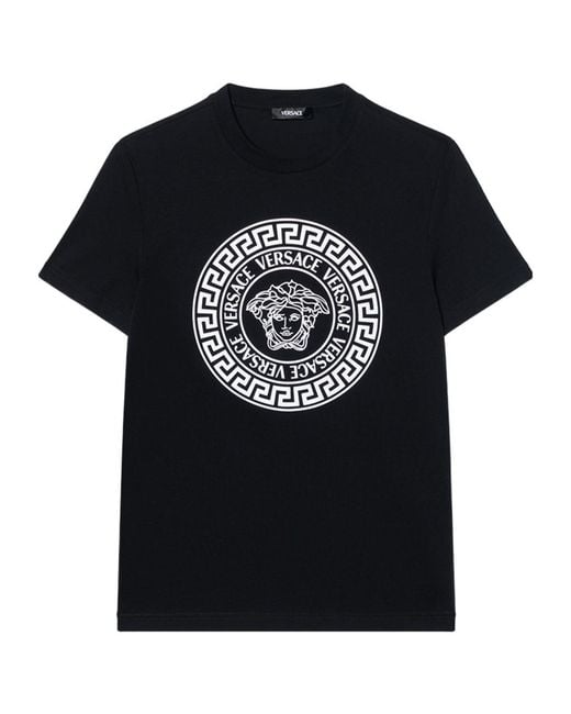 Versace Black Short-Sleeved T-Shirt for men
