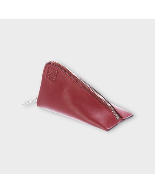 Loewe Red Logo Wallet for men