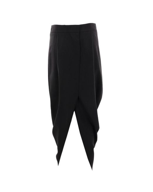 Quira Black Asymmetrical Skirt
