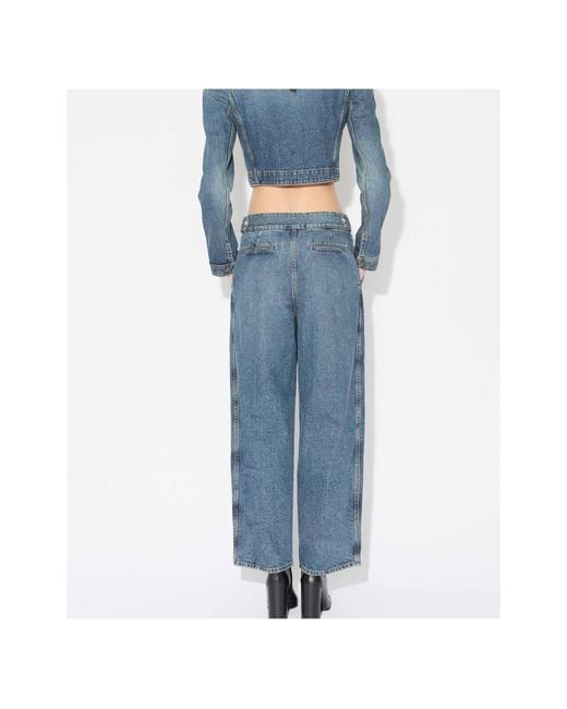 Alaïa Blue Alaïa Denim Tailored Jeans