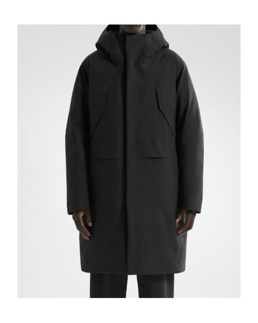 Veilance Black Sorin Gore-Tex Down Parka for men