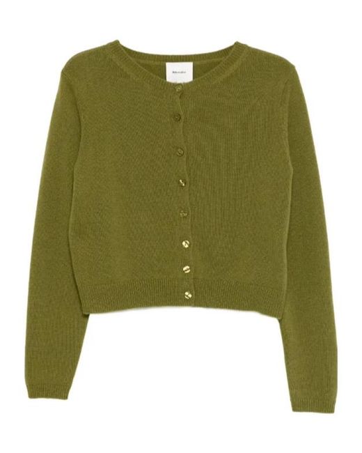 Reformation Green Clara Cardigan