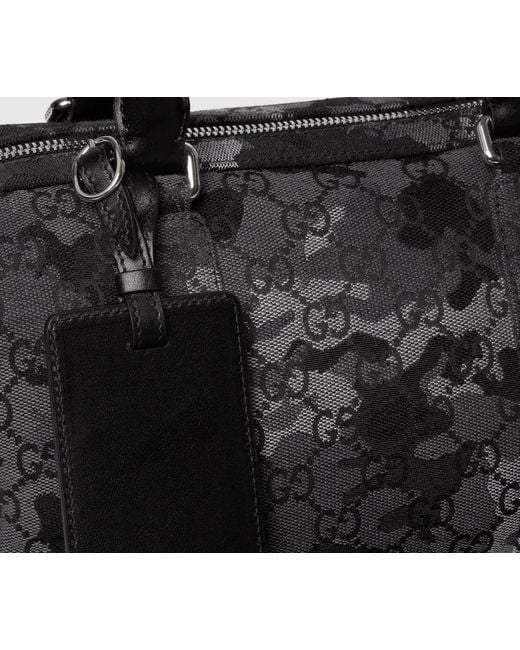Gucci Black Gg Small Duffle Bag for men