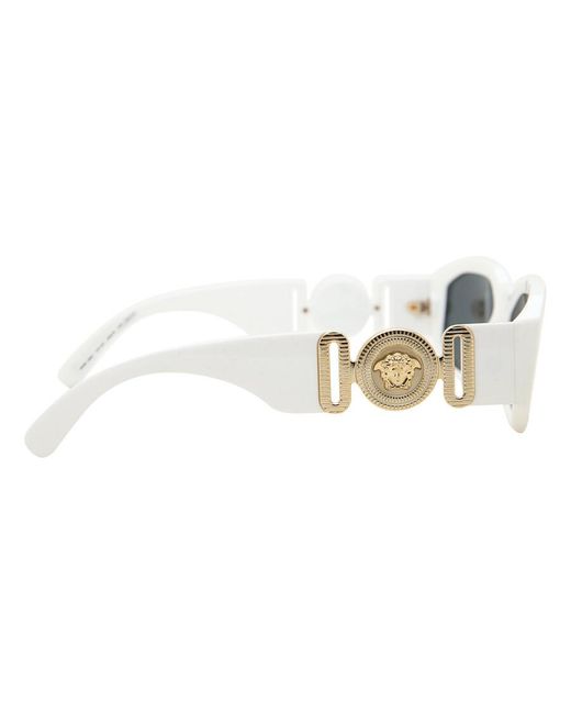Versace Black Eyewear Rectangular Frame Sunglasses for men