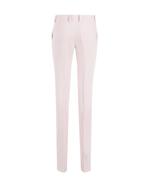 N°21 Pink Pleated Zipper Casual Pants