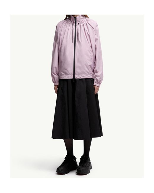 Moncler Pink Zip-Up Valencay Jacket