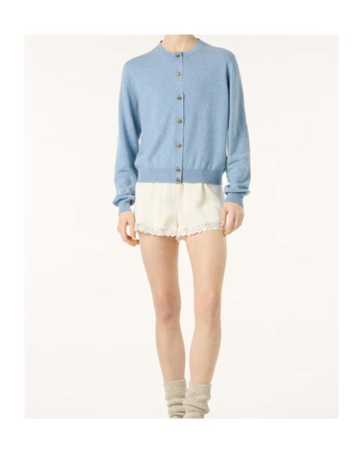 Loro Piana Blue Classic Cardigan