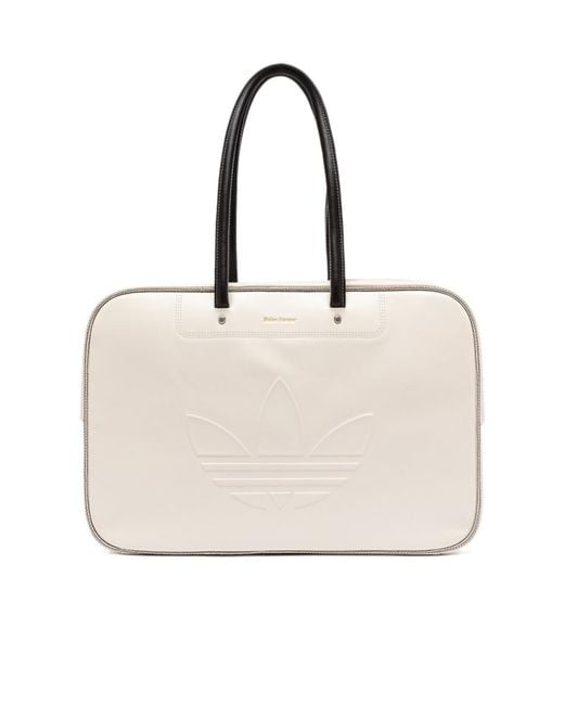 Adidas by Wales Bonner Natural Adidas Originals X Wales Bonner Logo Embossed Large Bag